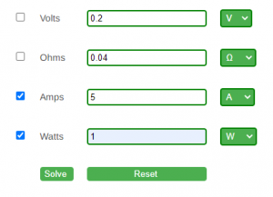 Amps To Volts Conversion Formulas Calculator Electrical Calculators Org