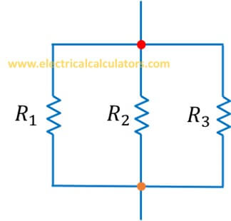 three-parallel-resistors • Electrical Calculators Org