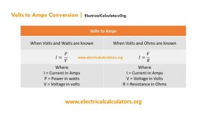 Volts-to-amps-conversion-formula-with-calculator • Electrical ...